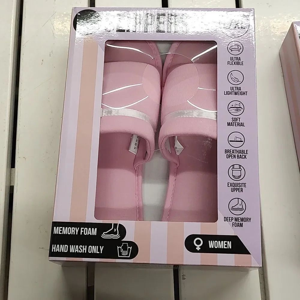 Pink Slippers L/XL 9-10